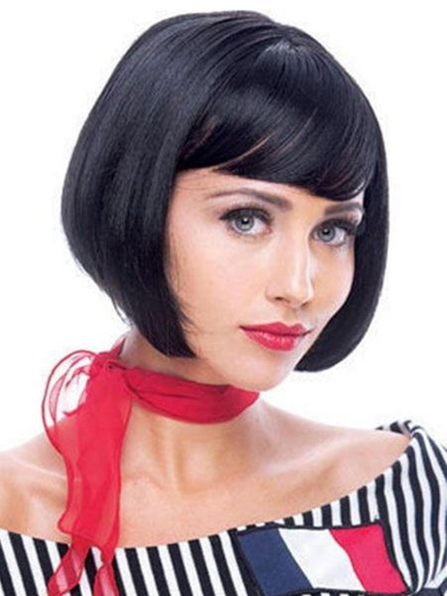 Французское каре с челкой Боб каре