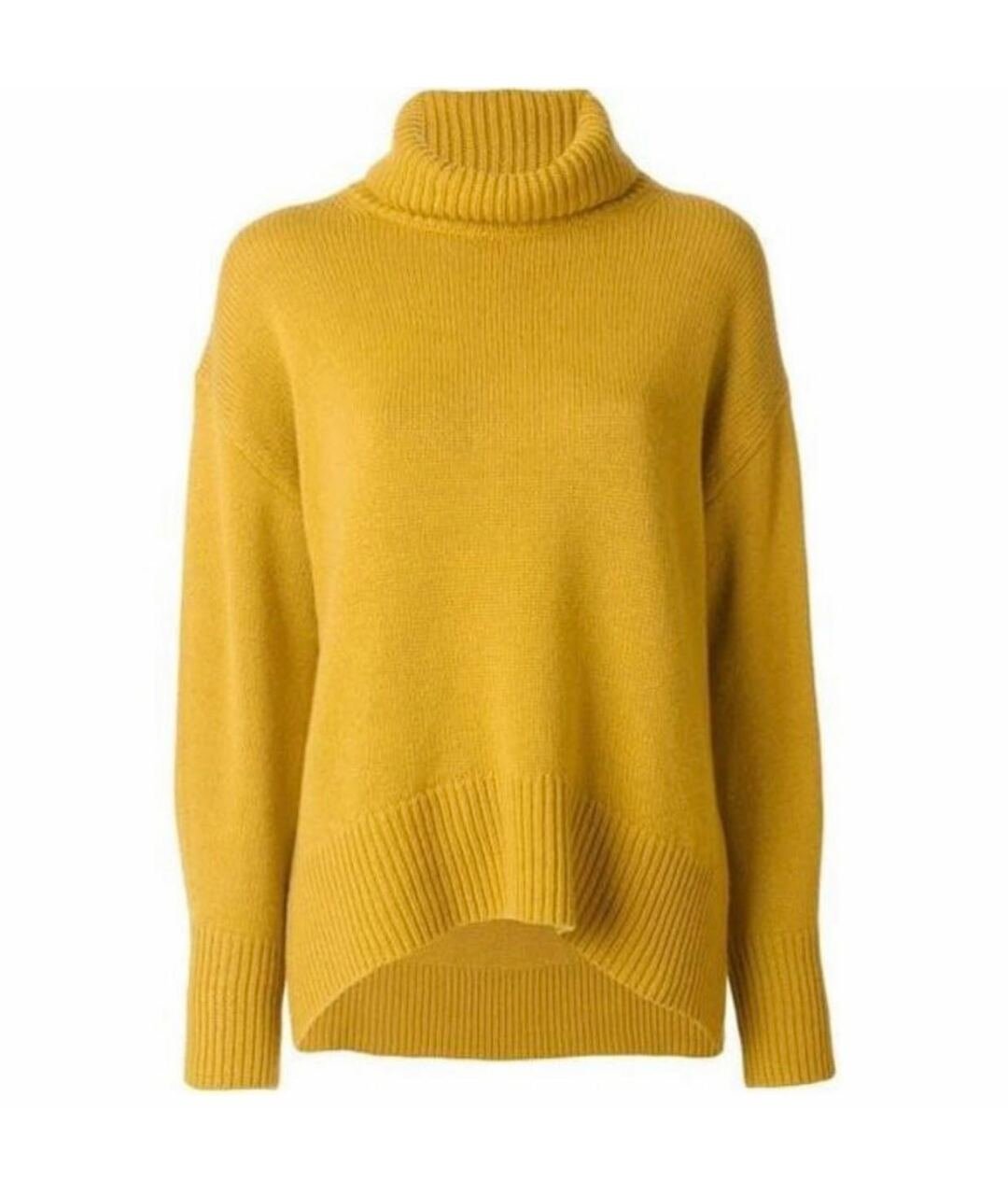 Горчичный свитер
