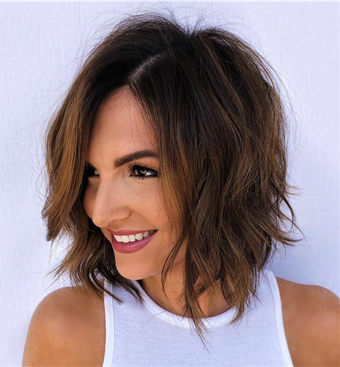 Хлоя де Баррос с челкой