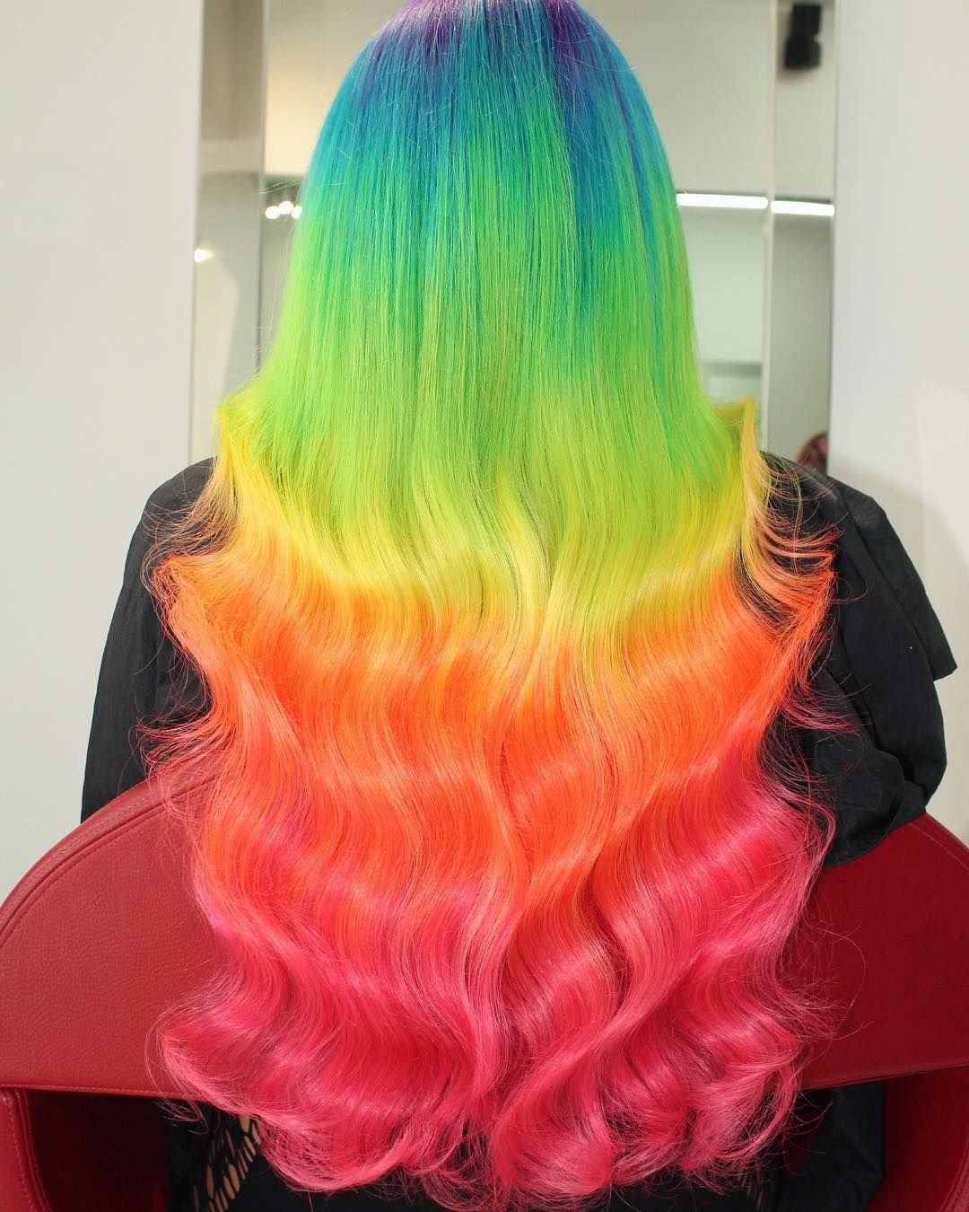 Радужные волосы