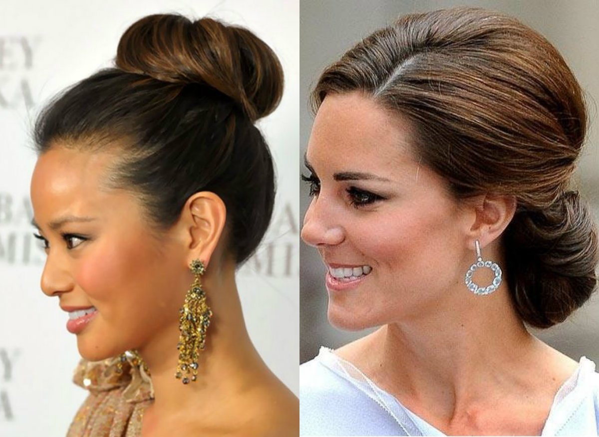 Женские прически с собранными волосами