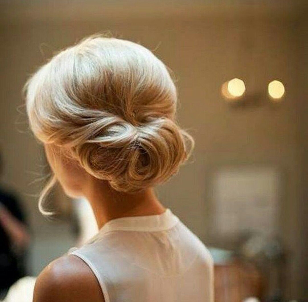 Прическа пучок