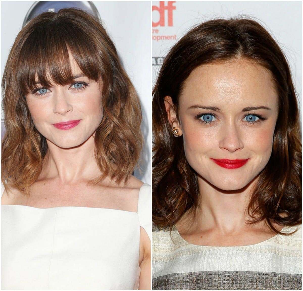 Стрижки для широкого лба