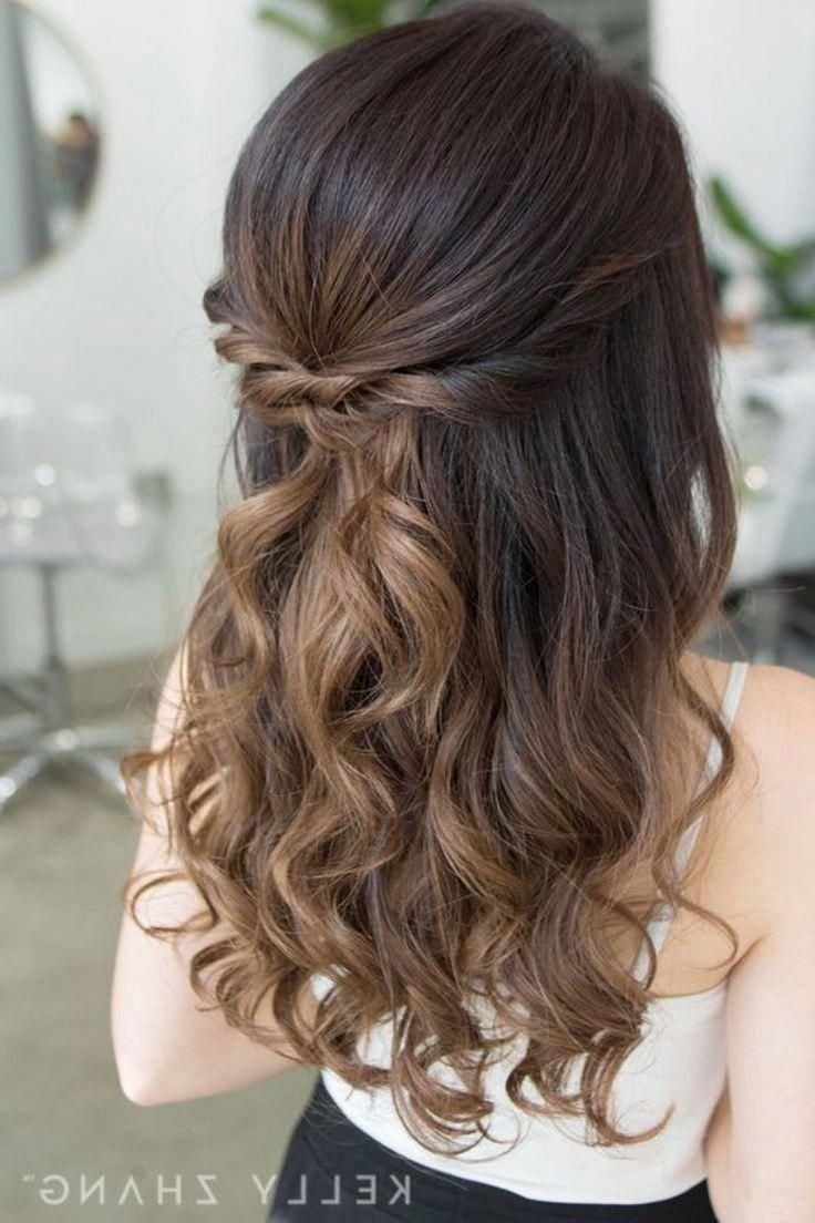 Прически с завитыми волосами