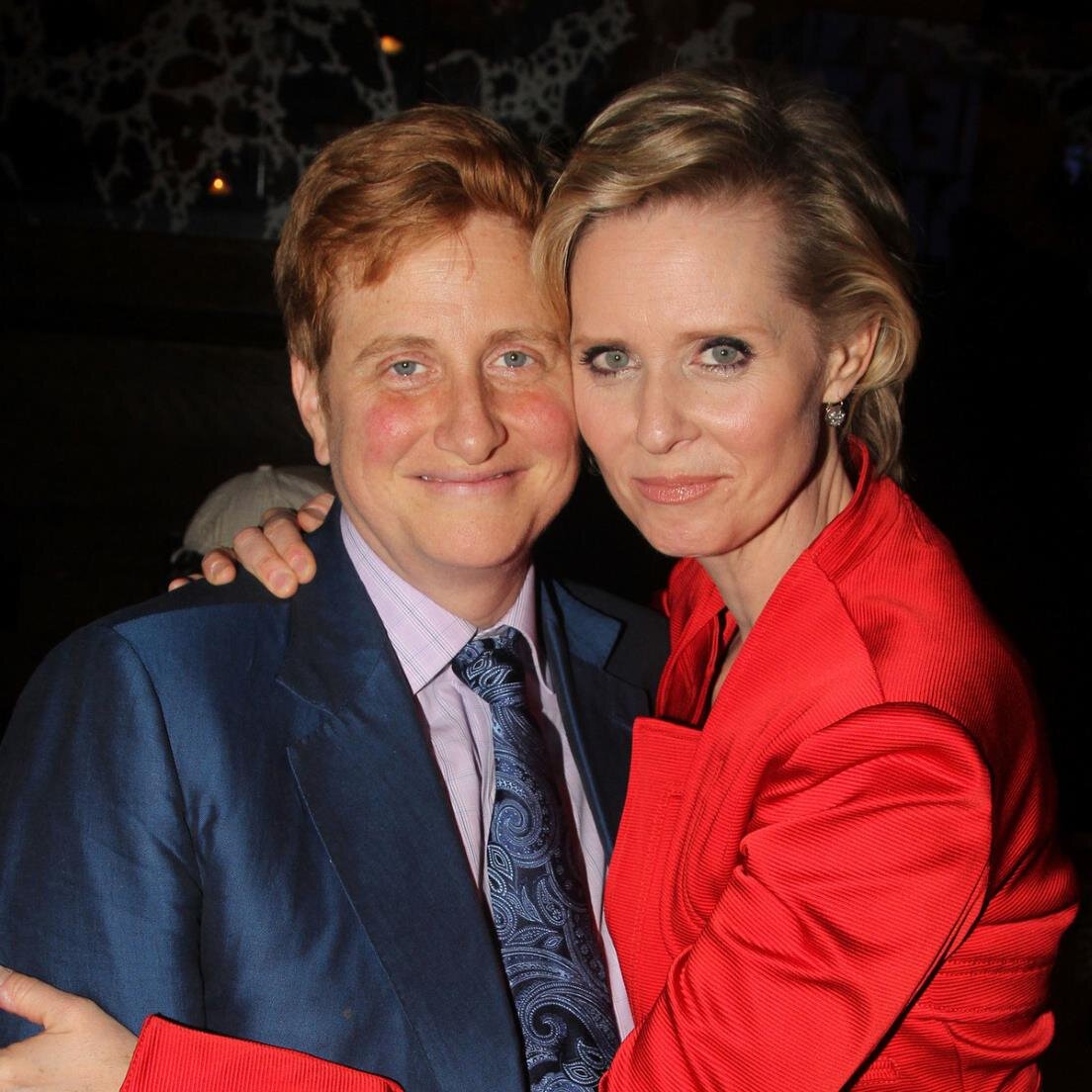 Свадьба синтии никсон и кристин маринони