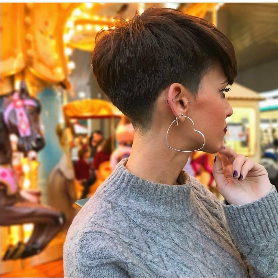 Стрижка Пикси до и после