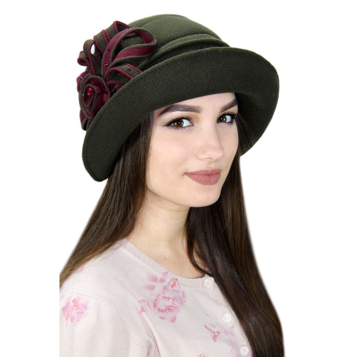 Купить шляпу в интернет магазине. Шляпка "Хайди". Шляпа женская модная. Шляпа женская с маленькими полями. Шляпа женская фетровая с полями.