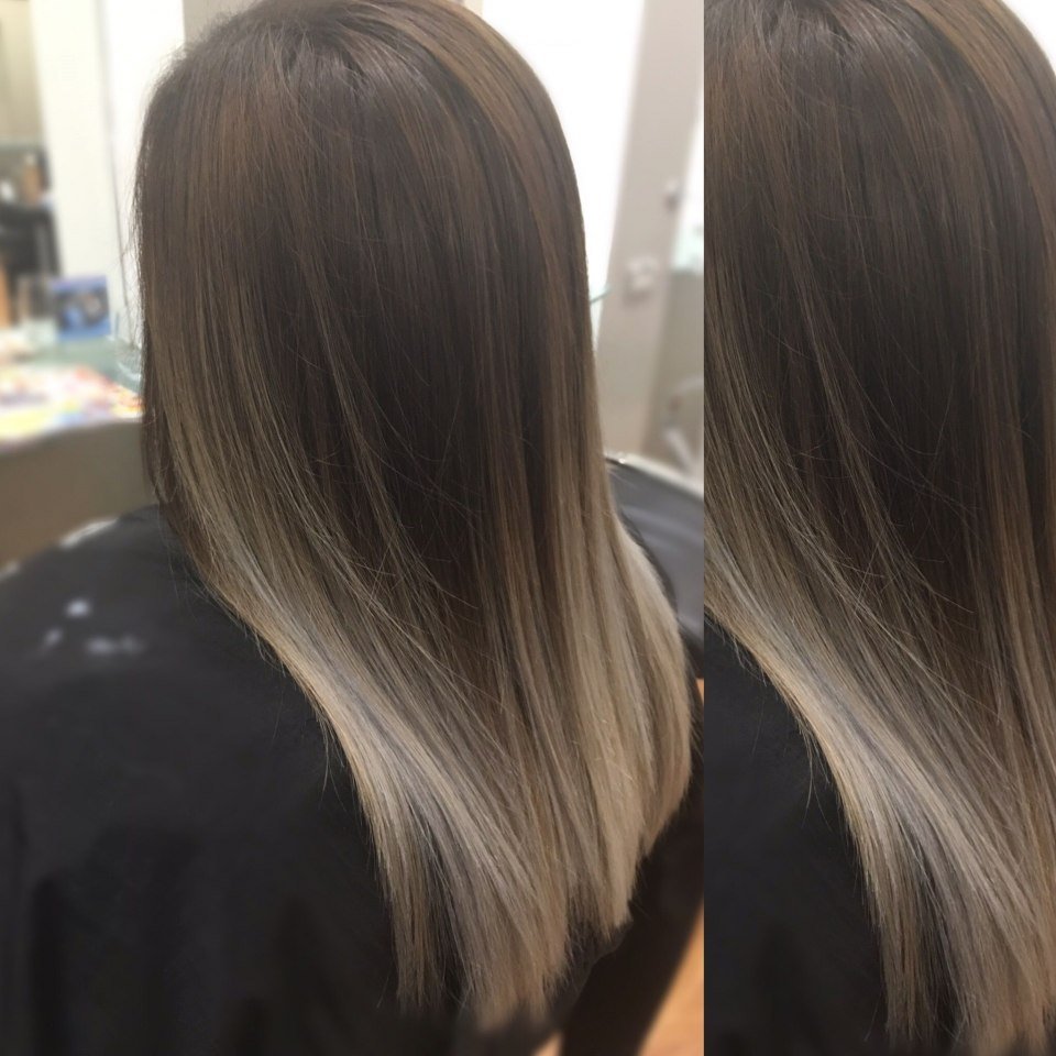 Эйр тач на темные волосы