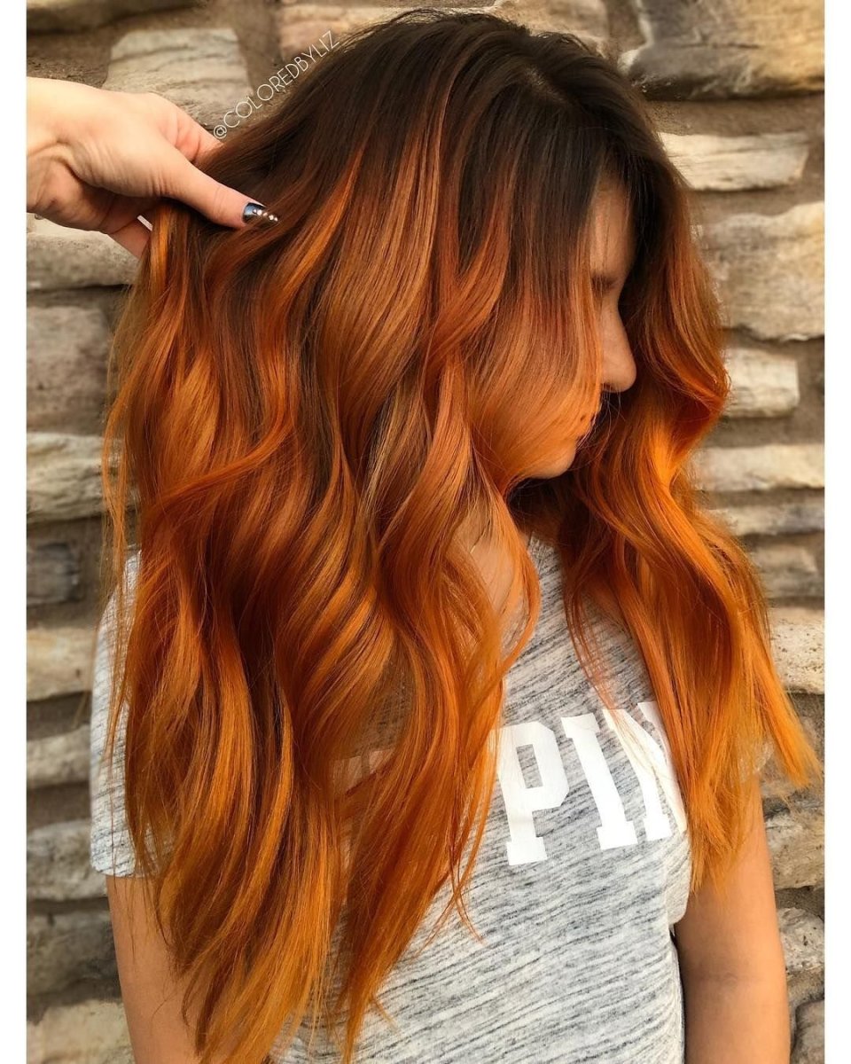 Шатуш балаяж рыжий