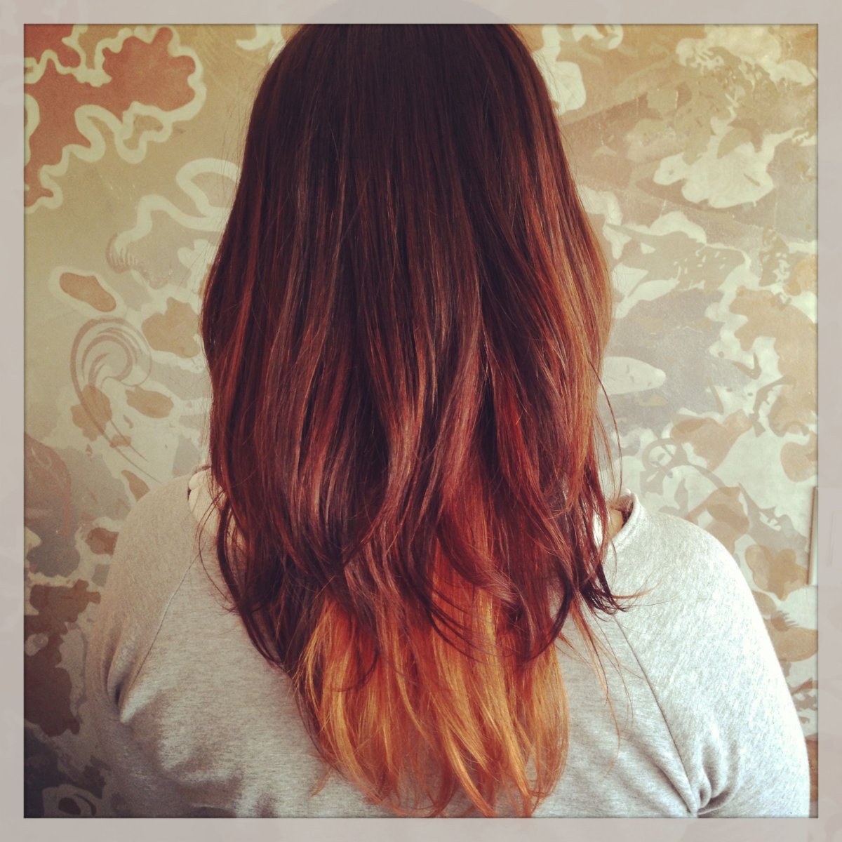 Гранж окрашивание волос