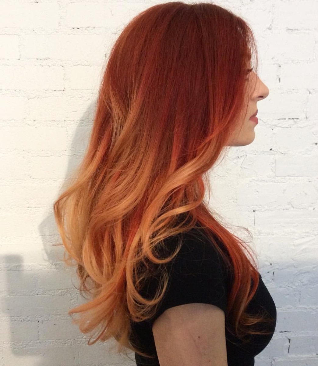 Деграде рыжий