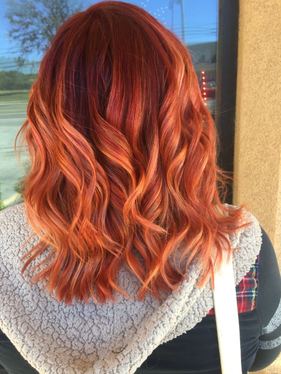 Шатуш балаяж рыжий