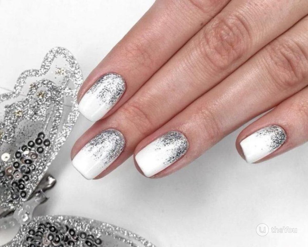 Ногти с блестками