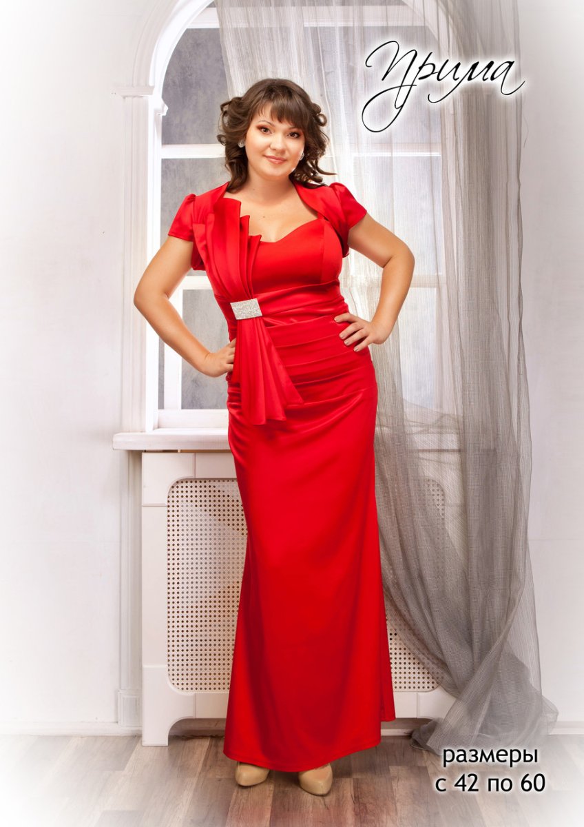 Платье для рослых женщин