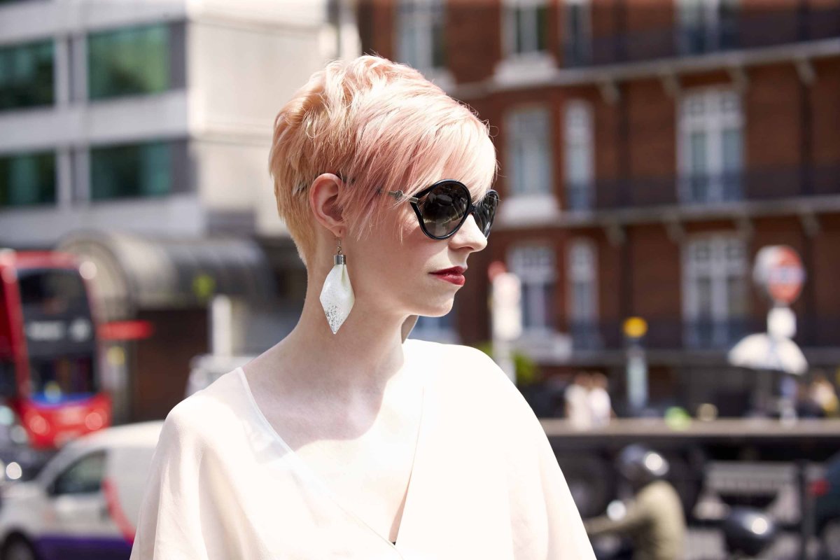 Персиковый блонд Пикси