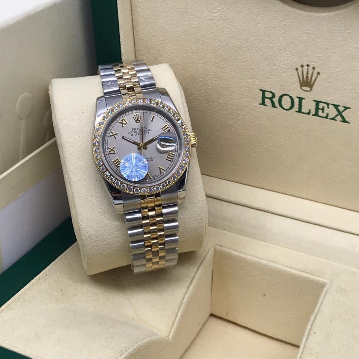 Glniva Swiss Rolex Patented 0.750 18k 3131