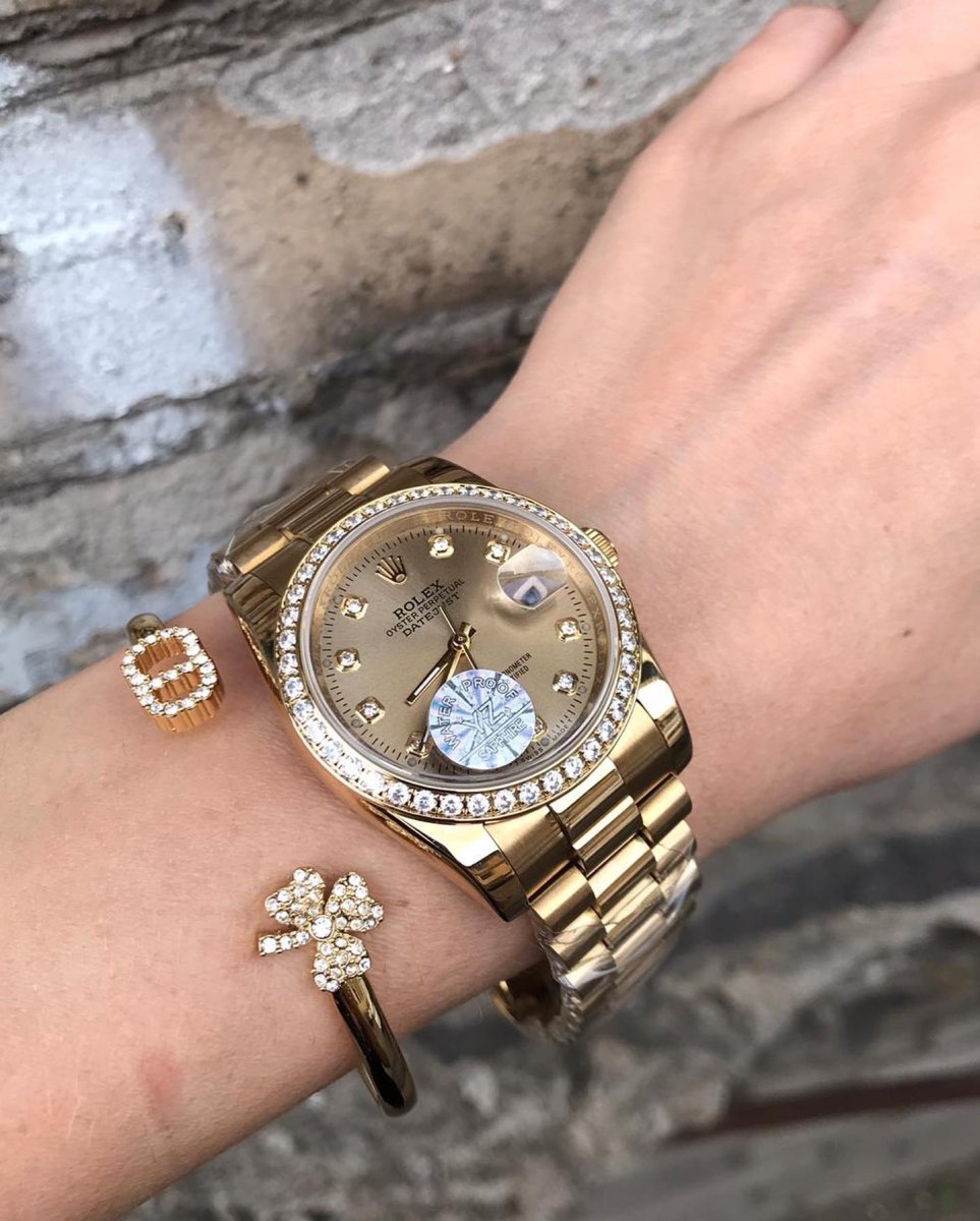 Rolex Datejust золото бриллианты