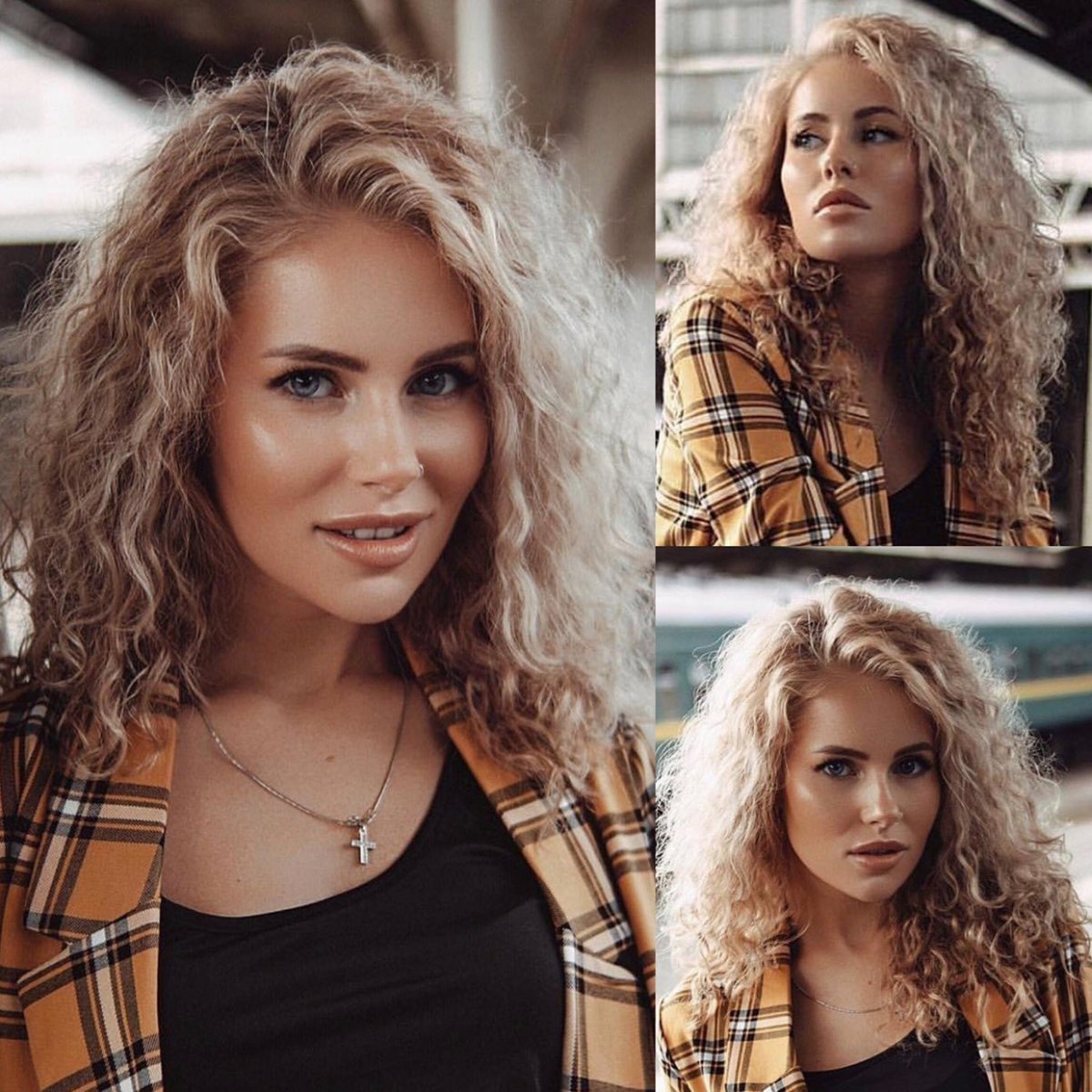 Химическая завивка на обесцвеченные волосы