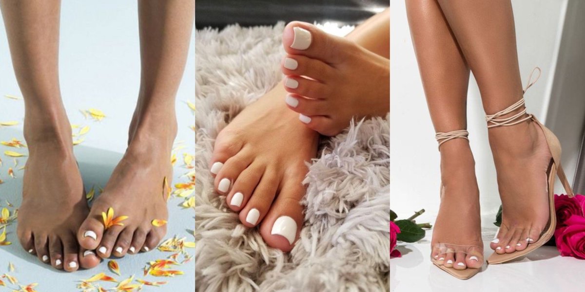 Педикюр нюд