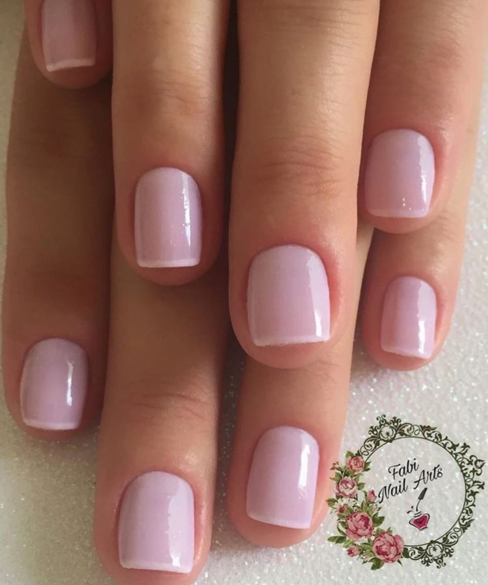 Выкладной френч миндаль лето