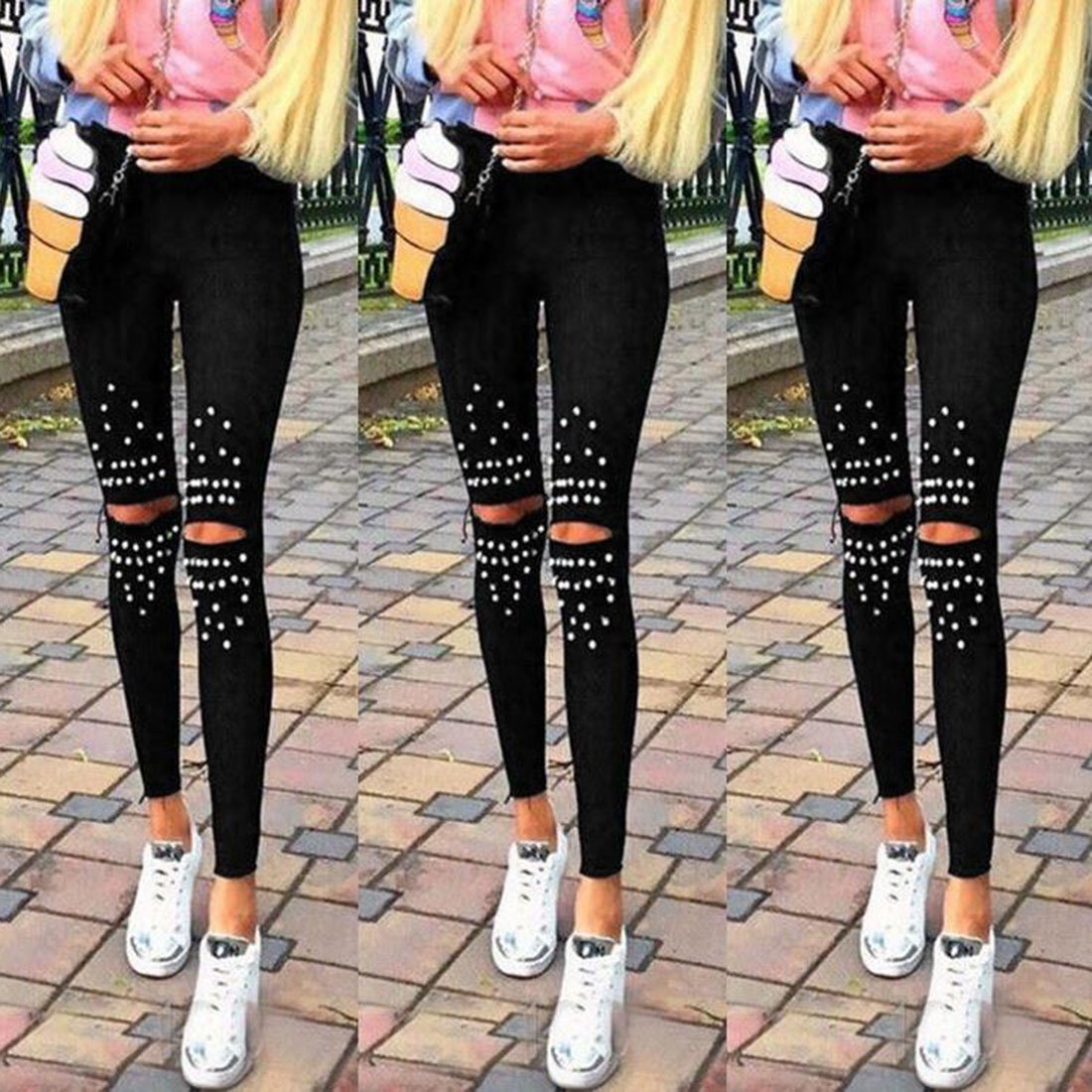 Рваные лосины