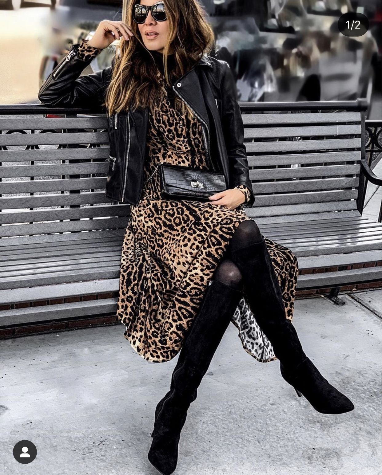 Леопардовая косуха Zara