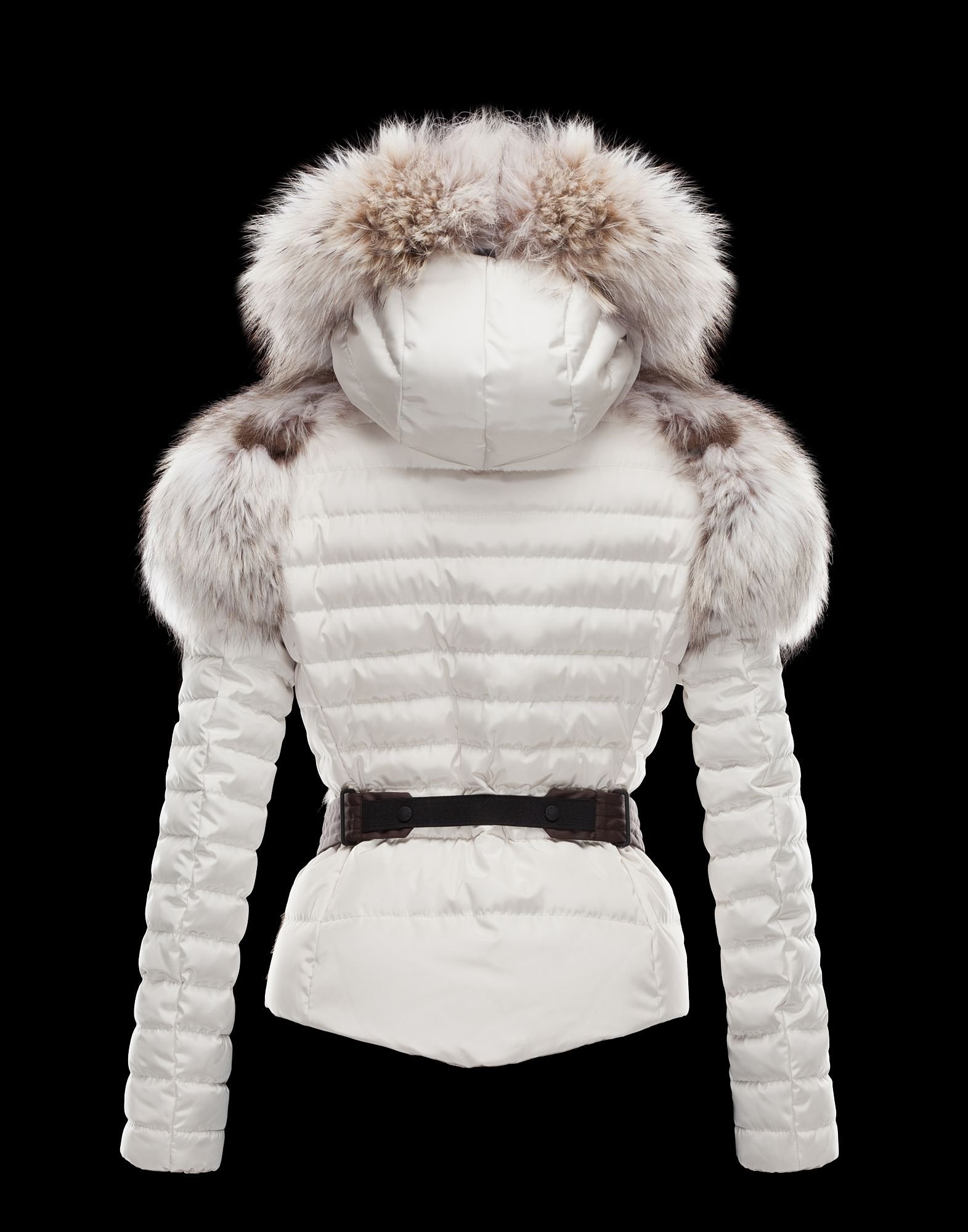 Куртка монклер женская зимняя белая