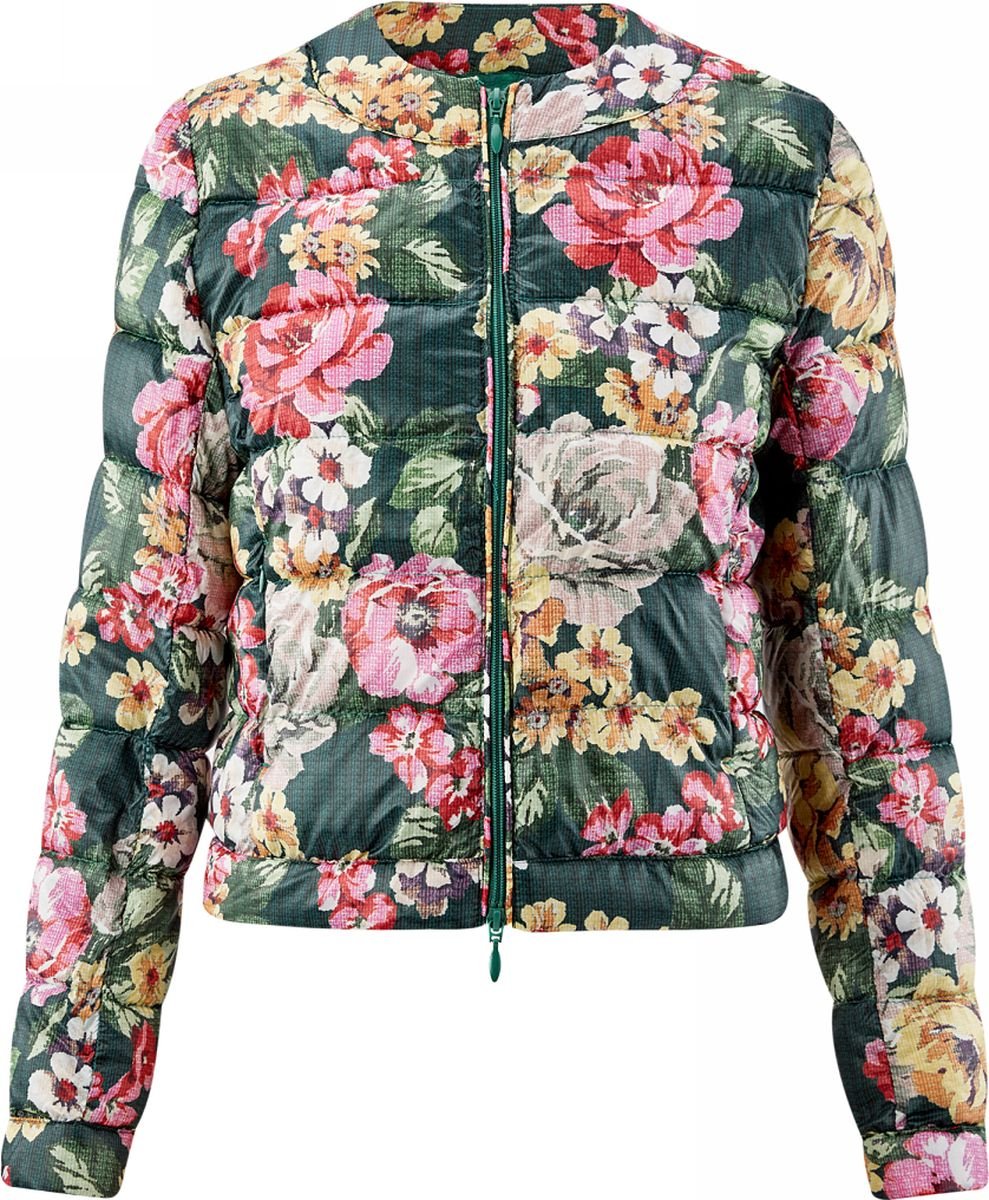 Цветные куртки купить. Куртка oodji Ultra зеленая с розами. Куртка oodji Ultra женская. Куртка Бифри с цветочным принтом. Куртка в цветочек.