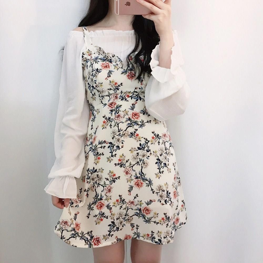 Корейские модные платья