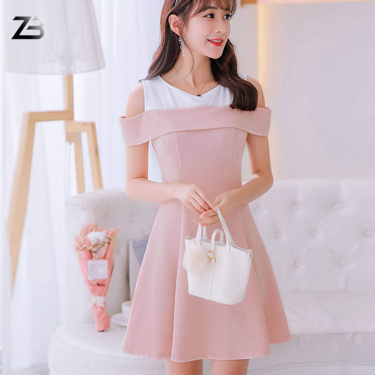 Корейские модные платья