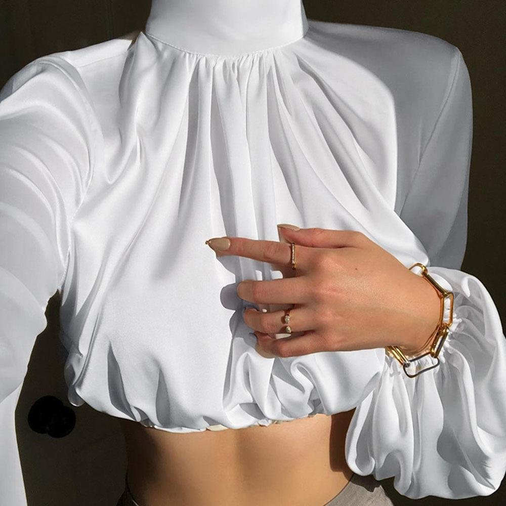 Блузка с пышными рукавасм