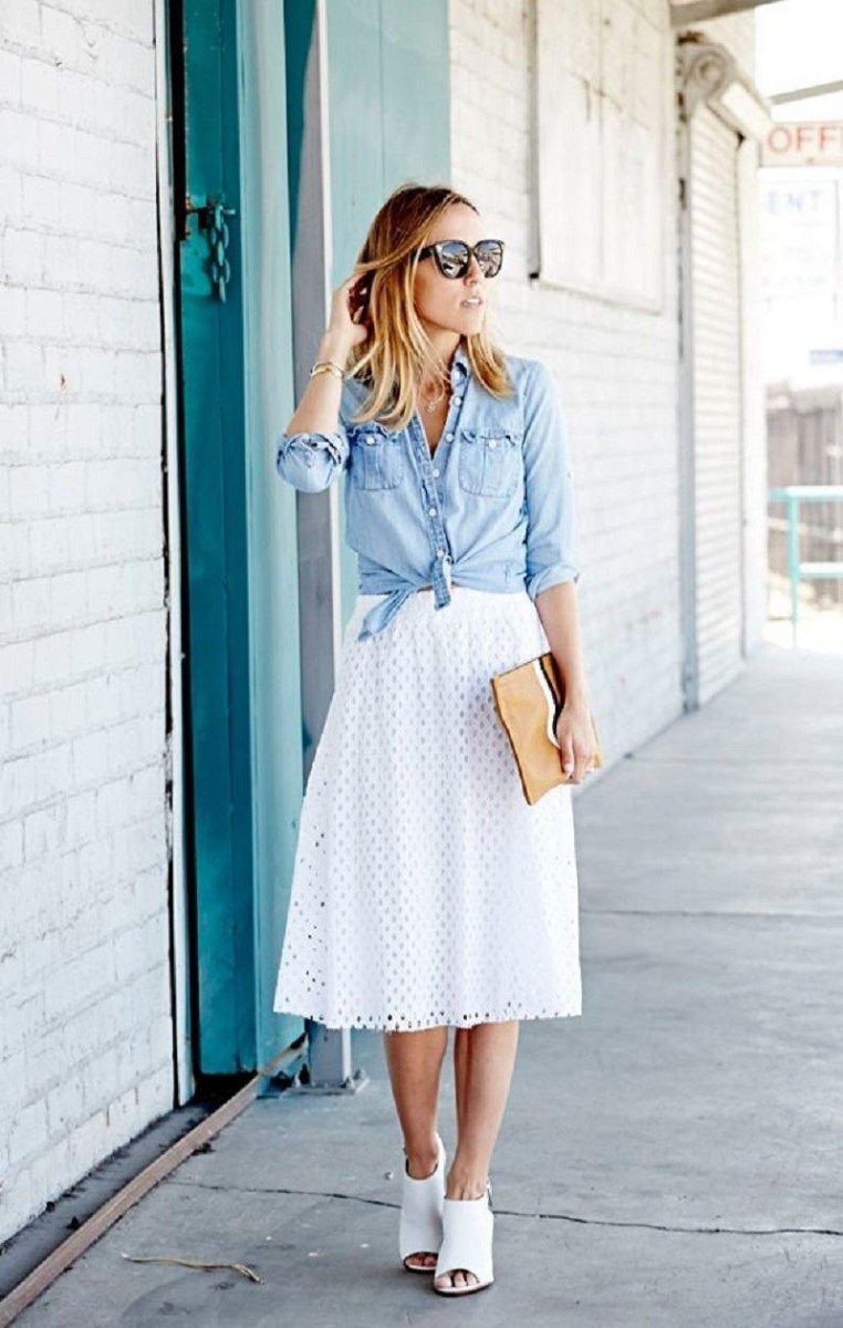 Сарафан с рубашкой сверху