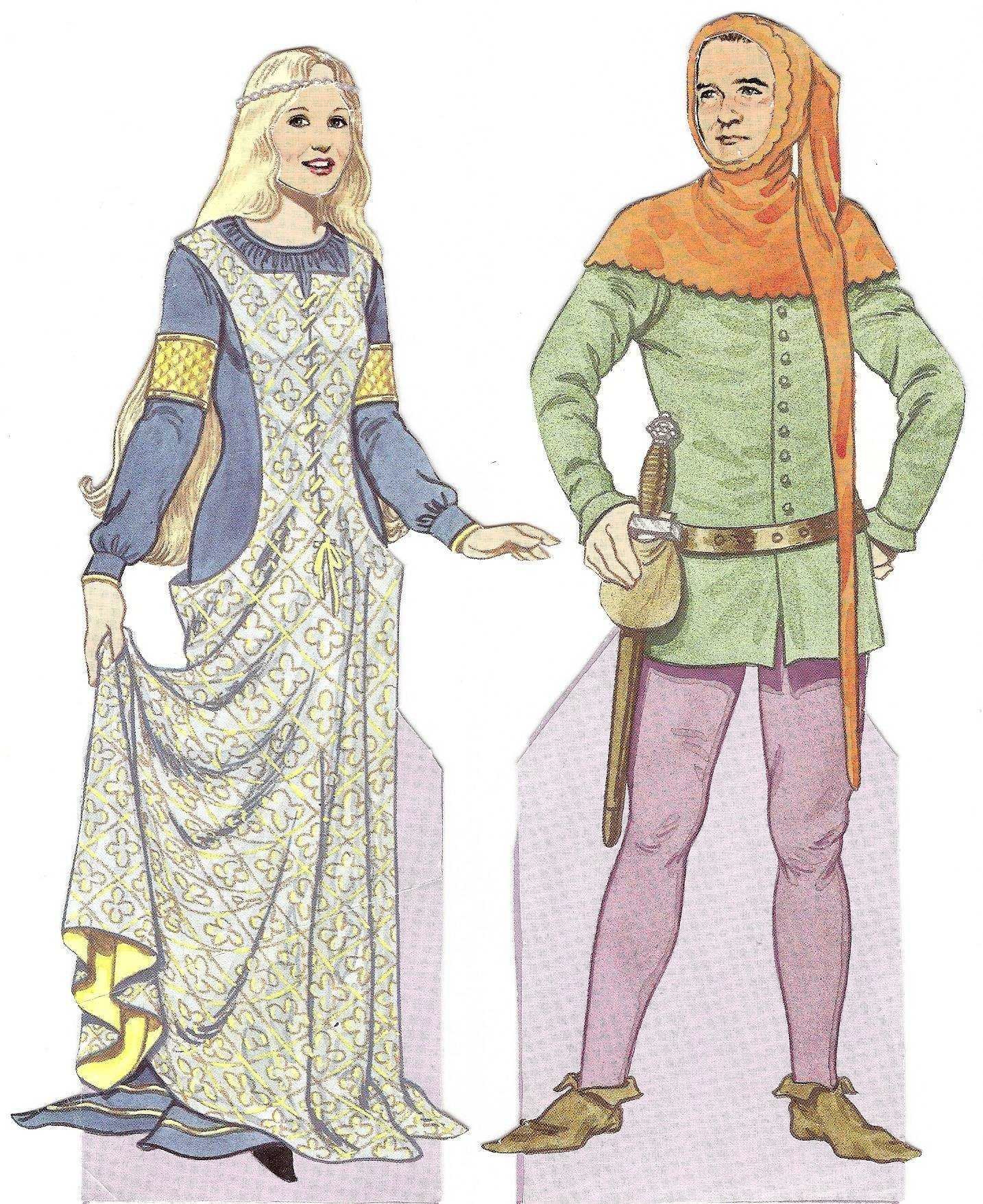 Платье блио в средневековье - 68 photo