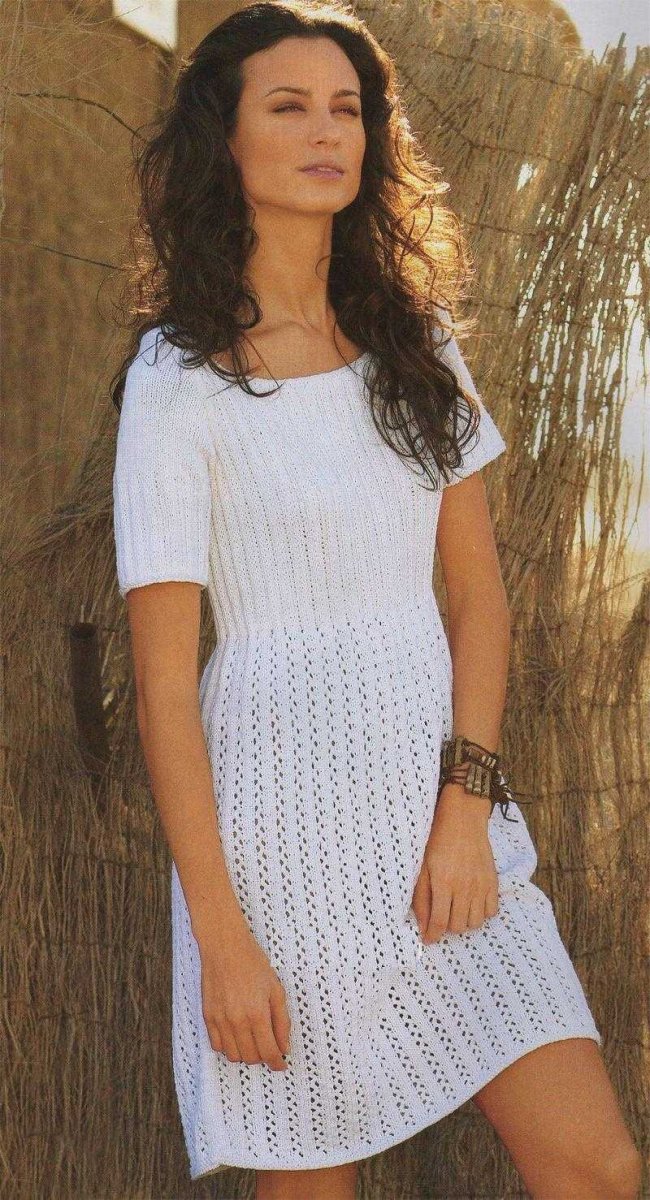 Футболка спицами для женщин