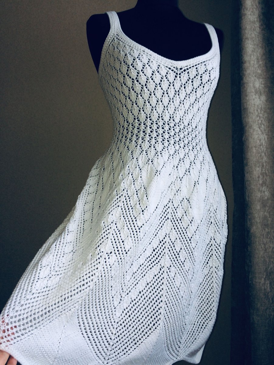 Платье от Дропс спицами