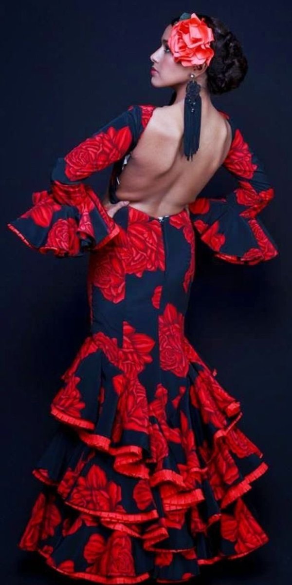 Платье для танца фламенко